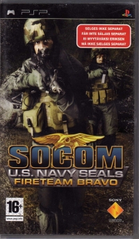 SOCOM: U.S. Navy SEALs Fireteam Bravo [DK][FI][NO][SE] Box Art