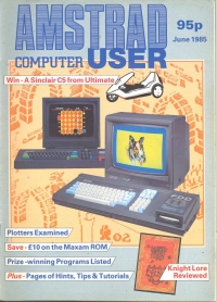 Amstrad Computer User June 1985 Box Art