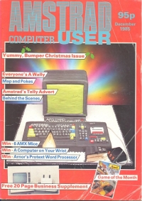Amstrad Computer User December 1985 Box Art