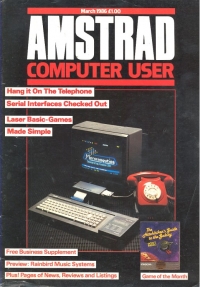 Amstrad Computer User March 1986 Box Art