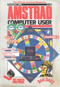 Amstrad Computer User November 1986 Box Art