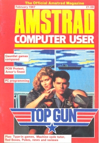 Amstrad Computer User February 1987 Box Art