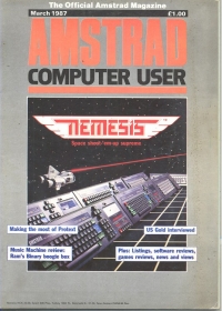 Amstrad Computer User March 1987 Box Art