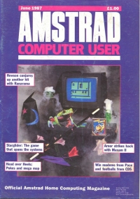 Amstrad Computer User June 1987 Box Art