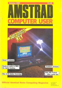 Amstrad Computer User October 1987 Box Art