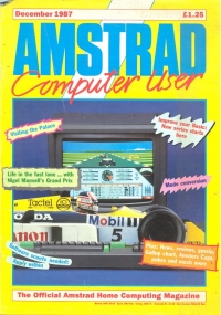 Amstrad Computer User December 1987 Box Art