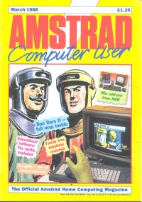 Amstrad Computer User March 1988 Box Art