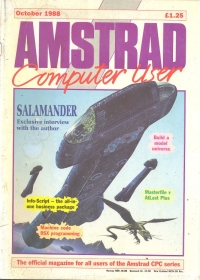 Amstrad Computer User October 1988 Box Art