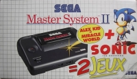 Sega Master System II - Alex Kidd in Miracle World / Sonic the Hedgehog [FR] Box Art