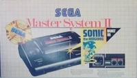 Sega Master System II - Sonic the Hedgehog (Built In) Box Art
