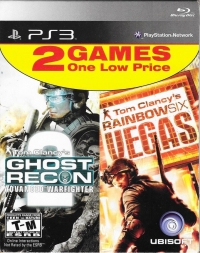 Tom Clancy's Ghost Recon: Advanced Warfighter 2 / Tom Clancy's Rainbow Six: Vegas Box Art