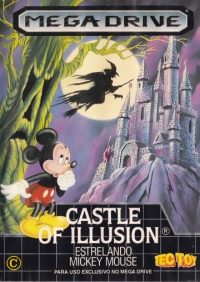 Castle of Illusion Estrelando Mickey Mouse (plastic case / 043060) Box Art