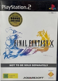 Final Fantasy X (Not to be Sold Separately) [FI][SE] Box Art
