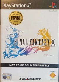 Final Fantasy X (Not to be Sold Separately) [PT] Box Art