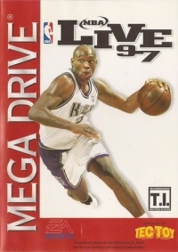 NBA Live 97 (small cart) Box Art