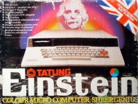 Tatung Einstein Colour Micro Computer Sheergenius Box Art