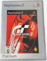 Gran Turismo 3: A-spec - Platinum (ACB rating label) Box Art
