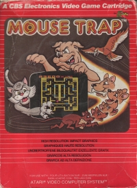 Mouse Trap (red box / color cartridge text) Box Art