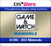 Game & Watch: Manhole Box Art