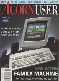 Acorn User October 1992 Box Art