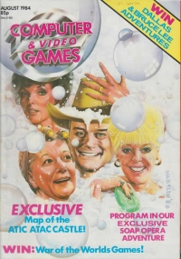 Computer & Video Games August 1984 Box Art