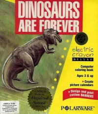 Dinosaurs Are Forever: Electric Crayon Deluxe Box Art