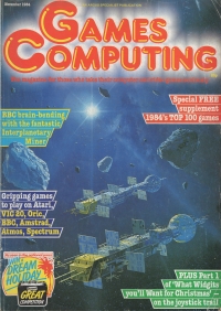 Games Computing November 1984 Box Art