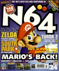 N64 Magazine Issue 24 Box Art