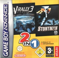 2 in 1: V-Rally 3 + Stuntman Box Art