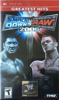 WWE Smackdown vs. Raw 2006 - Greatest Hits Box Art