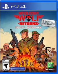 Operation Wolf Returns: First Mission - Rescue Edition Box Art