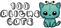 100 Alien Cats Box Art