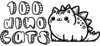 100 Dino Cats Box Art