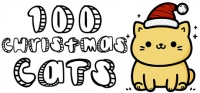 100 Christmas Cats Box Art
