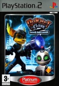 Ratchet & Clank 2: Locked and Loaded - Platinum Box Art
