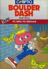 Boulder Dash (cassette) Box Art