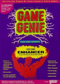 Galoob Game Genie (black) Box Art