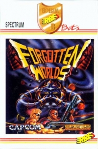 Forgotten Worlds - Especial ERBE 8 Bits Box Art