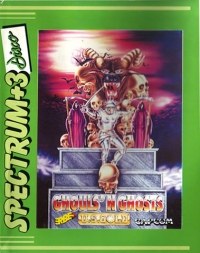 Ghouls'n Ghosts (disk) Box Art