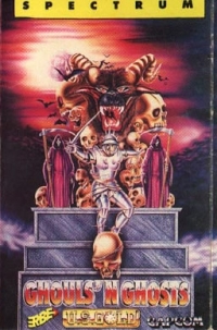 Ghouls'n Ghosts (cassette / SLS 238) Box Art