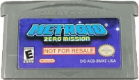 Metroid: Zero Mission (Not for Resale) Box Art