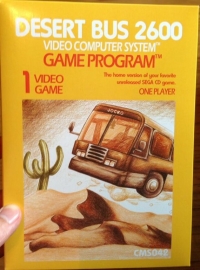 Desert Bus 2600 Box Art