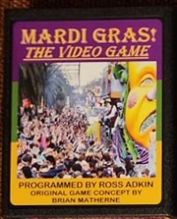 Mardi Gras:  The Video Game Box Art