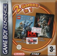 2 Games In 1: Lego Knights Kingdom + Lego Bionicle [IT] Box Art