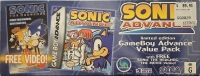 Sonic Advance - Limited Edition GameBoy Advance Value Pack Box Art