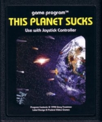 This Planet Sucks! (Packrat Video Games) Box Art