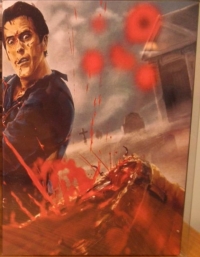 Army of Darkness (blood splatter box) Box Art