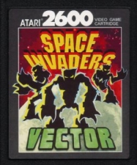 Space Invaders Vector Box Art