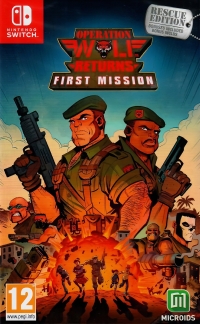 Operation Wolf Returns: First Mission - Rescue Edition Box Art