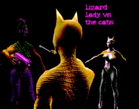 Lizard Lady vs the Cats Box Art